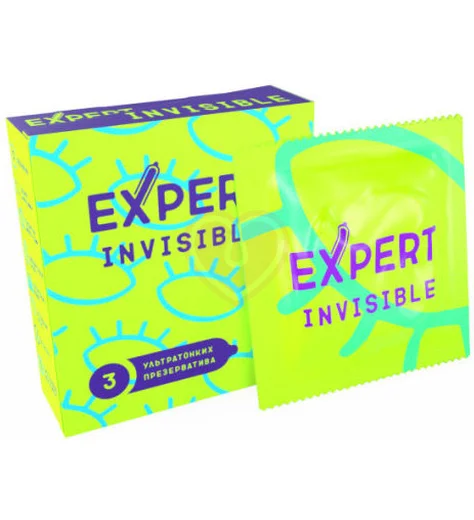 Ультратонкие презервативы Expert Invisible 3 шт фото 2