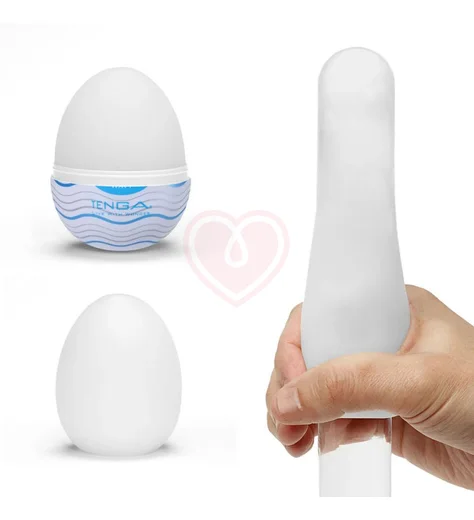 Мастурбатор яйцо Tenga Egg Wavy New фото 2