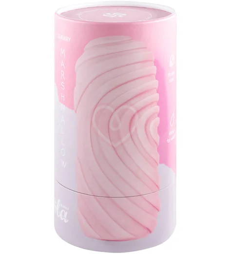 Мастурбатор с двухсторонним рельефом Marshmallow Maxi Sugary розовый фото 6