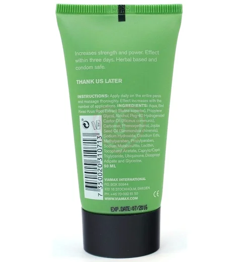 Возбуждающий гель для мужчин Viamax Maximum Gel 50 мл фото 3