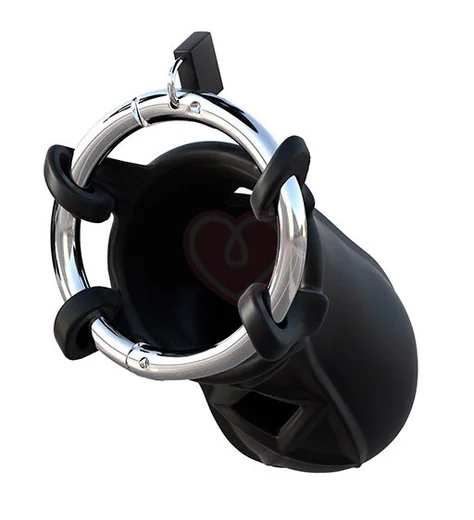 Замок верности Extreme Silicone Cock Blocker чёрный фото 3