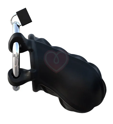 Замок верности Extreme Silicone Cock Blocker чёрный фото 5