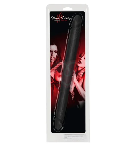 Двухсторонний фаллоимитатор Double Dong чёрный фото 2