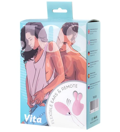 Виброяйцо и вибронасадка на палец Jos Vita пудровая фото 10