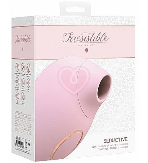 Бесконтактный клиторальный стимулятор Irresistible Seductive розовый фото 2