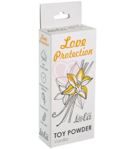 Пудра для игрушек ароматизированная Love Protection Ваниль 15 г фото 2