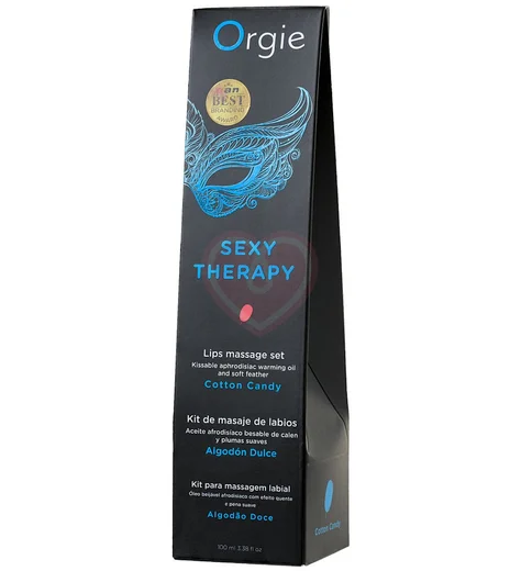 Масло для оральных ласк Orgie Lips Massage Set со вкусом сахарной ваты 100 мл фото 4
