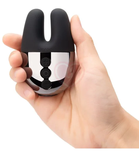 Мини-вибратор с двумя кончиками Le Wand Double Vibe чёрный хром фото 4