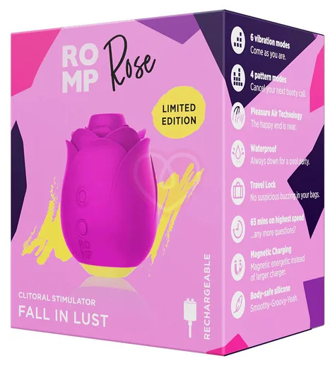 Бесконтактный клиторальный стимулятор Romp Suction Rose фото 3