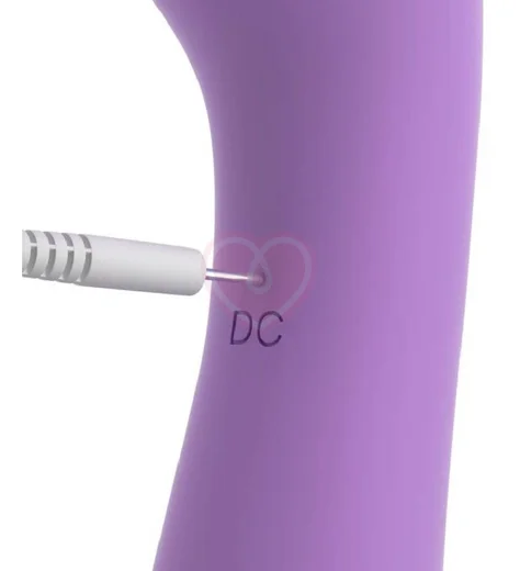 Двусторонний вибратор-массажер Flexible Please-Her фиолетовый фото 4