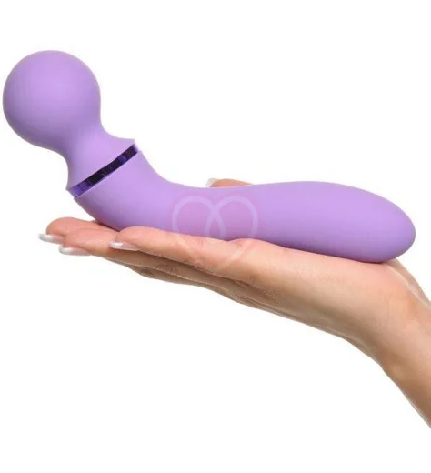 Двусторонний вибратор-массажер Flexible Please-Her фиолетовый фото 6