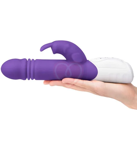 Вибратор-кролик с пульсацией G-Spot Thrusting Rabbit фиолетовый фото 4