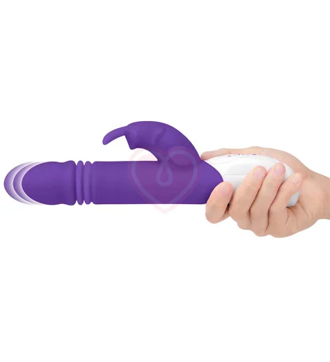 Вибратор-кролик с пульсацией G-Spot Thrusting Rabbit фиолетовый фото 5