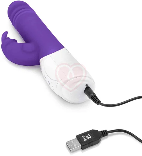 Вибратор-кролик с пульсацией G-Spot Thrusting Rabbit фиолетовый фото 9