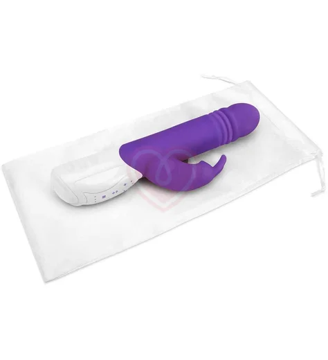 Вибратор-кролик с пульсацией G-Spot Thrusting Rabbit фиолетовый фото 10