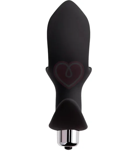 Анальная пробка расширитель с вибрацией Popo Pleasure by Toyfa Cordis M чёрная фото 2