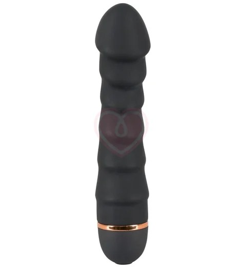 Гибкий рельефный вибратор Bendy Ripple чёрный фото 4