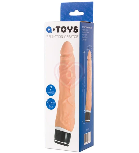 Силиконовый реалистичный вибратор Toyfa A-toys 17 см телесный фото 10