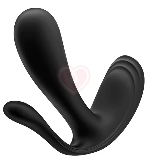 Вибратор с двумя кончиками Satisfyer Top Secret+ для ношения чёрный фото 3