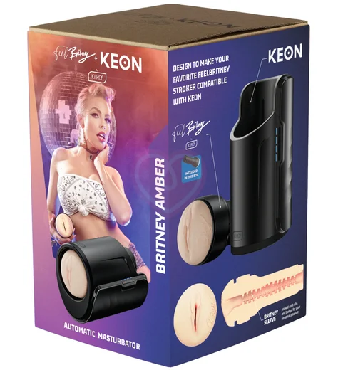 Автоматический мастурбатор Kiiroo Keon с мастурбатором Feel Britney фото 6