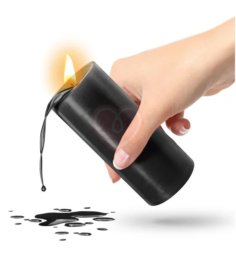 Низкотемпературная свеча для ваксплея Fetish Tentation чёрная фото 2