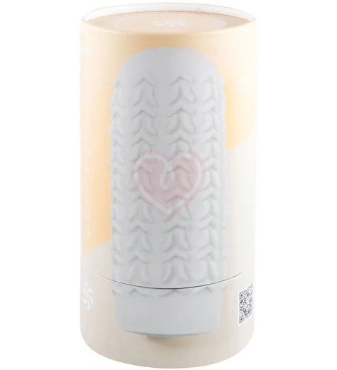 Мастурбатор с двухсторонним рельефом Marshmallow Maxi Candy белый фото 3