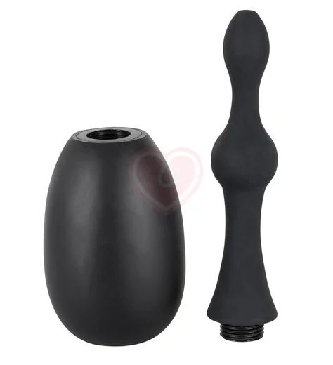 Анальный душ-стимулятор Black Velvets малый фото 2