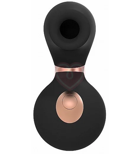 Клиторальный стимулятор с вибрацией Irresistible Invincible чёрный фото 2