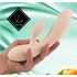 Вибратор с клиторальным стимулятором Lea Rabbit Vibrator Citrus персиковый фото 4