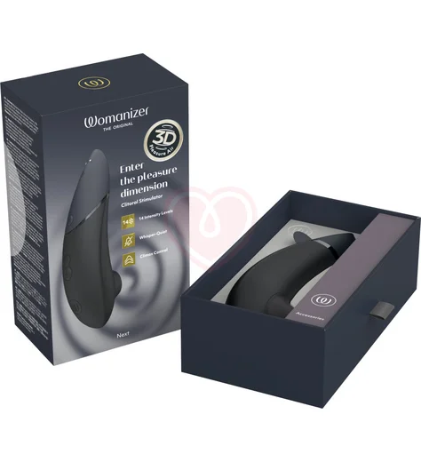 Бесконтактный клиторальный стимулятор Womanizer Next черный фото 13