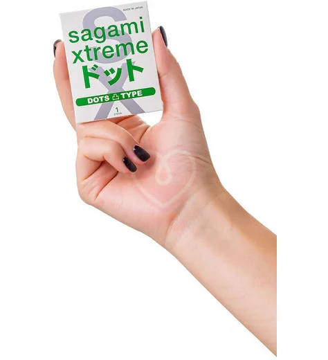 Утончённые рельефные презервативы Sagami Xtreme Type-E 1 шт фото 3