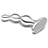 Металлический рельефный стимулятор b-Vibe Stainless Steel Anal Beads фото 4