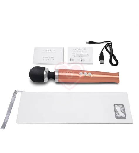 Вибромассажёр Le Wand Die Cast розовое золото фото 4