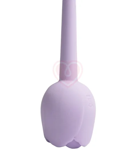 Гибкий вибратор Роза Youvic фиолетовый фото 3