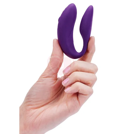 Парный вибратор с сенсорным пультом управления We-Vibe Chorus фиолетовый фото 5