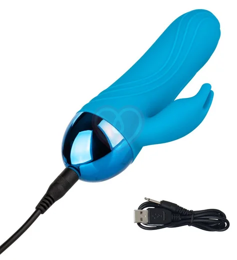 Мини-вибратор с клиторальным стимулятором Tremble Please фото 4