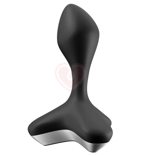 Анальная вибропробка Satisfyer Game Changer с приложением чёрная фото 3