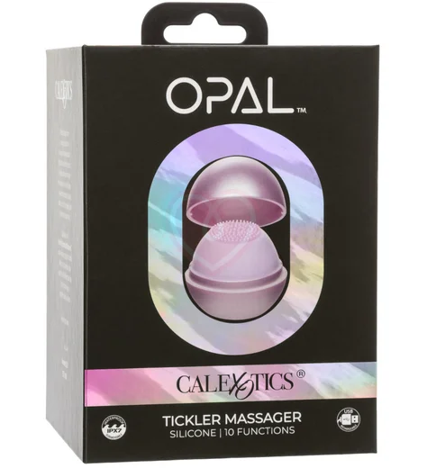 Круглый мини-вибратор с рельефом Opal Tickler Massager фото 6