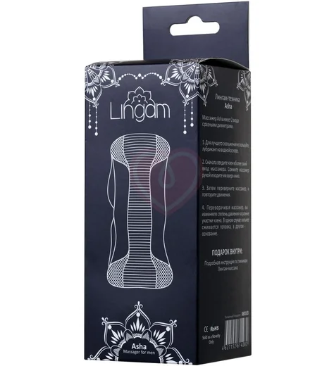 Мастурбатор Lingam by Toyfa Asha прозрачный фото 7