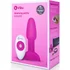 Анальная вибропробка с ротацией b-Vibe Rimming Petite розовая фото 10