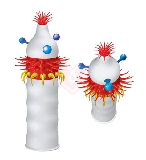 Презерватив Luxe maxima Аризонский Бульдог с усиками и шариками 1 шт фото 2