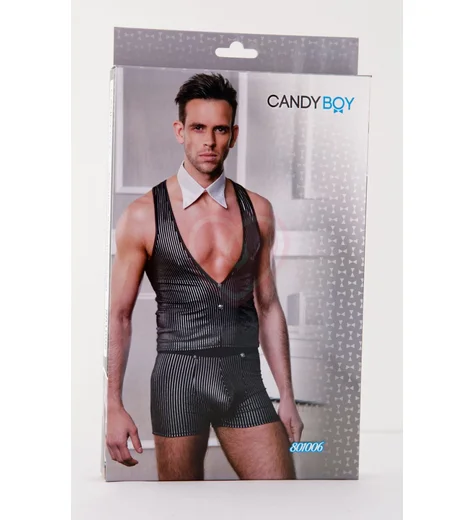 Костюм джентльмена чёрно-белый O/S фото 2