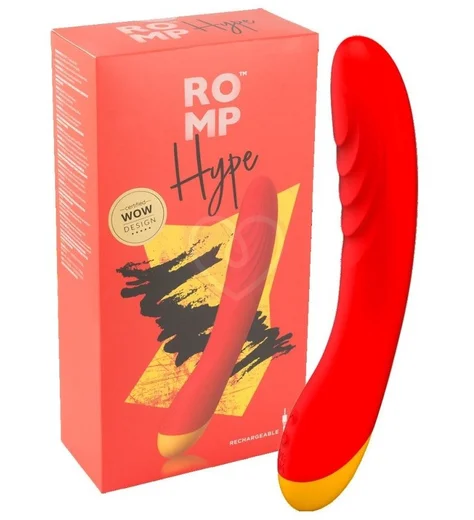 Вибратор для точки G Romp Hype G-Spot Vibrator красный фото 3