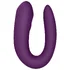 Вибратор для пар с управлением от приложения Satisfyer Double Joy фиолетовый фото 4