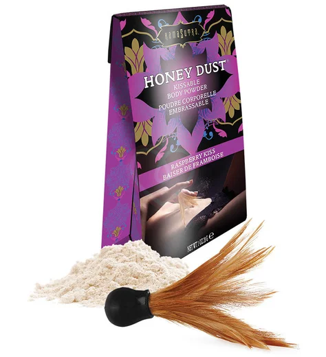 Ароматная пудра для тела KamaSutra Honey Dust Raspberry Kiss Малина 28 г фото 2