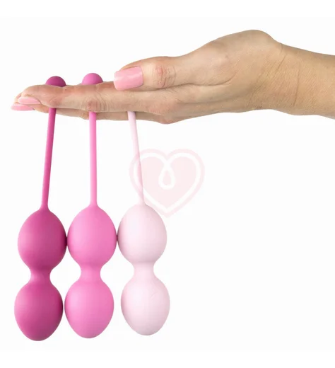 Набор из 3 вагинальных шариков FemmeFit Advanced Pelvic Muscle Training Set фото 3