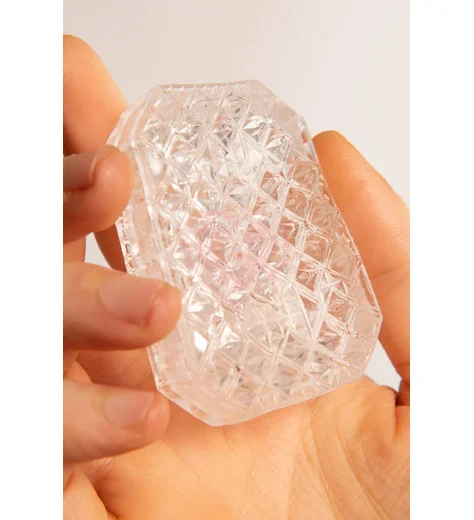 Мини мастурбатор Tenga Uni Diamond прозрачный фото 4