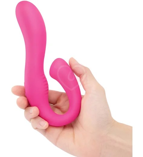 Вибратор со стимуляцией клитора и зоны G Harmony Vibe розовый фото 2