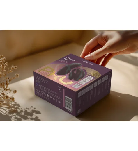 Вибратор для пар We-Vibe Chorus Pro с сенсорным пультом чёрный фото 11