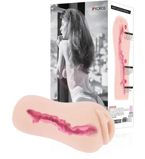 Реалистичный мастурбатор вагина Kokos Sanda DL с двойным слоем фото 4